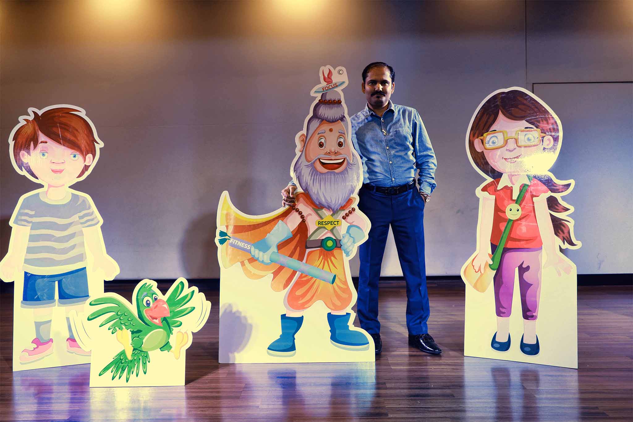Creative storytelling workshop at Dwarka International School, Delhi