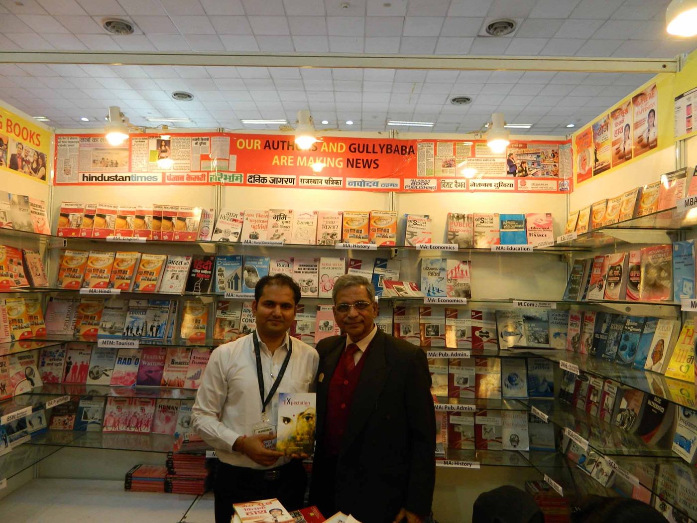 The GullyBaba Kids stall at the New Delhi World Book Fair