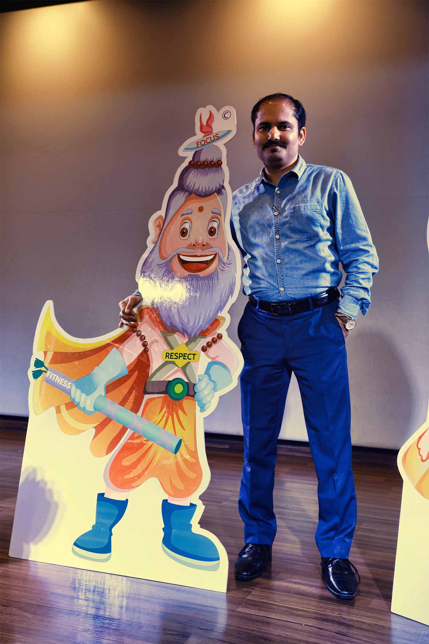 GullyBaba Kids character activity at Dwarka International School, Delhi